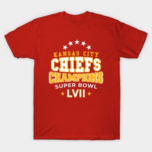 KS Chiefs 2023 LVII Champions T-Shirt